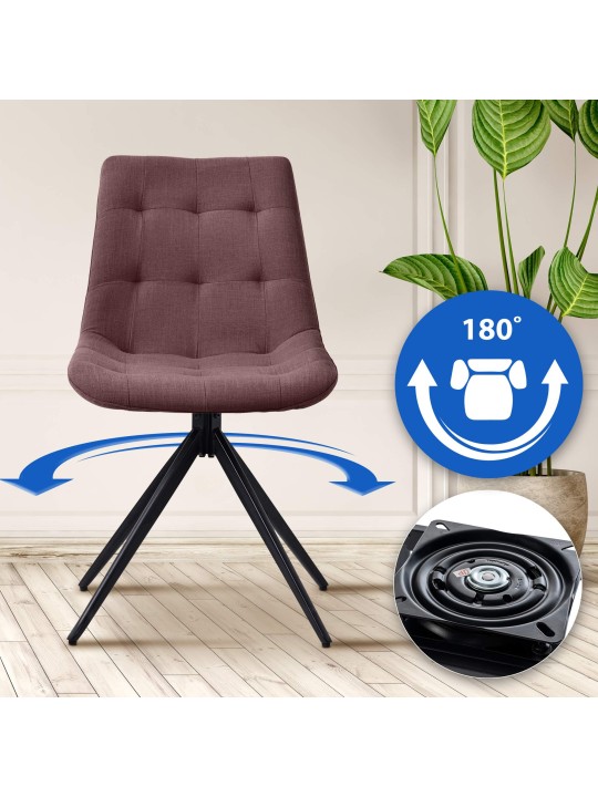 Merna szövet étkezőszék, barna Merna szövet étkezőszék, barna