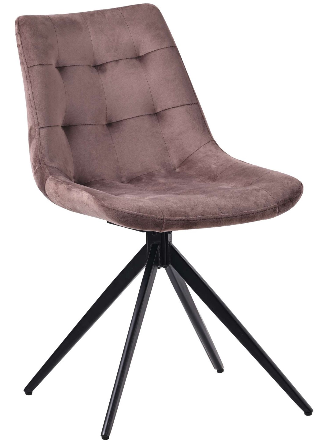 Merna bársony étkezőszék, barna