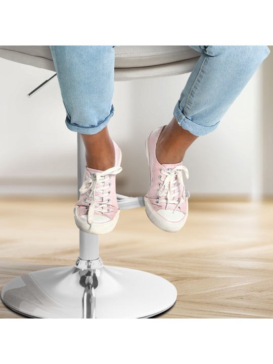 2 db bárszék szett Damar bársony króm, krém 2 db bárszék szett Damar bársony króm, krém