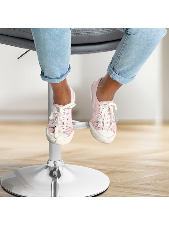 2 db bárszék szett Damar műbőr króm, szürke 2 db bárszék szett Damar műbőr króm, szürke