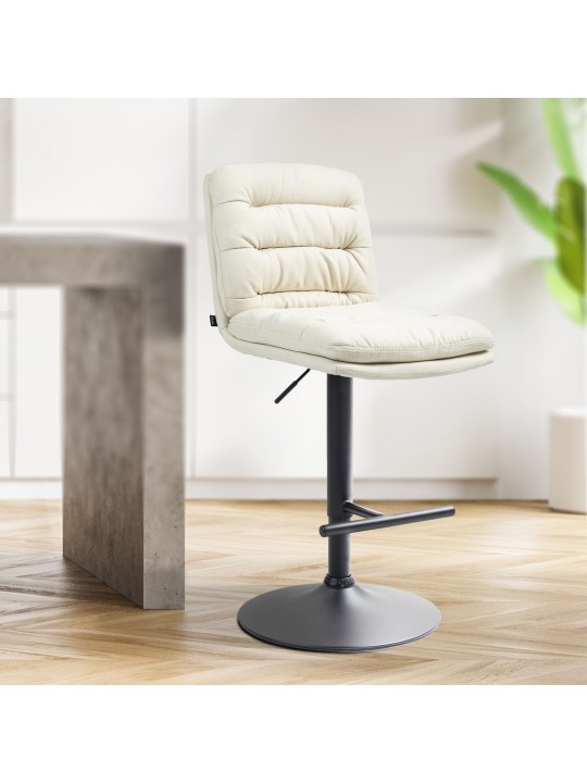 2 db bárszék készlet Damar szövet, krém