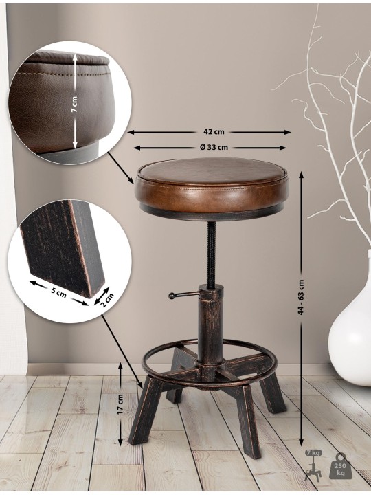 Destin széklet, bronz Destin széklet, bronz