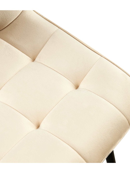 Gifford bársony étkezőszék, krém