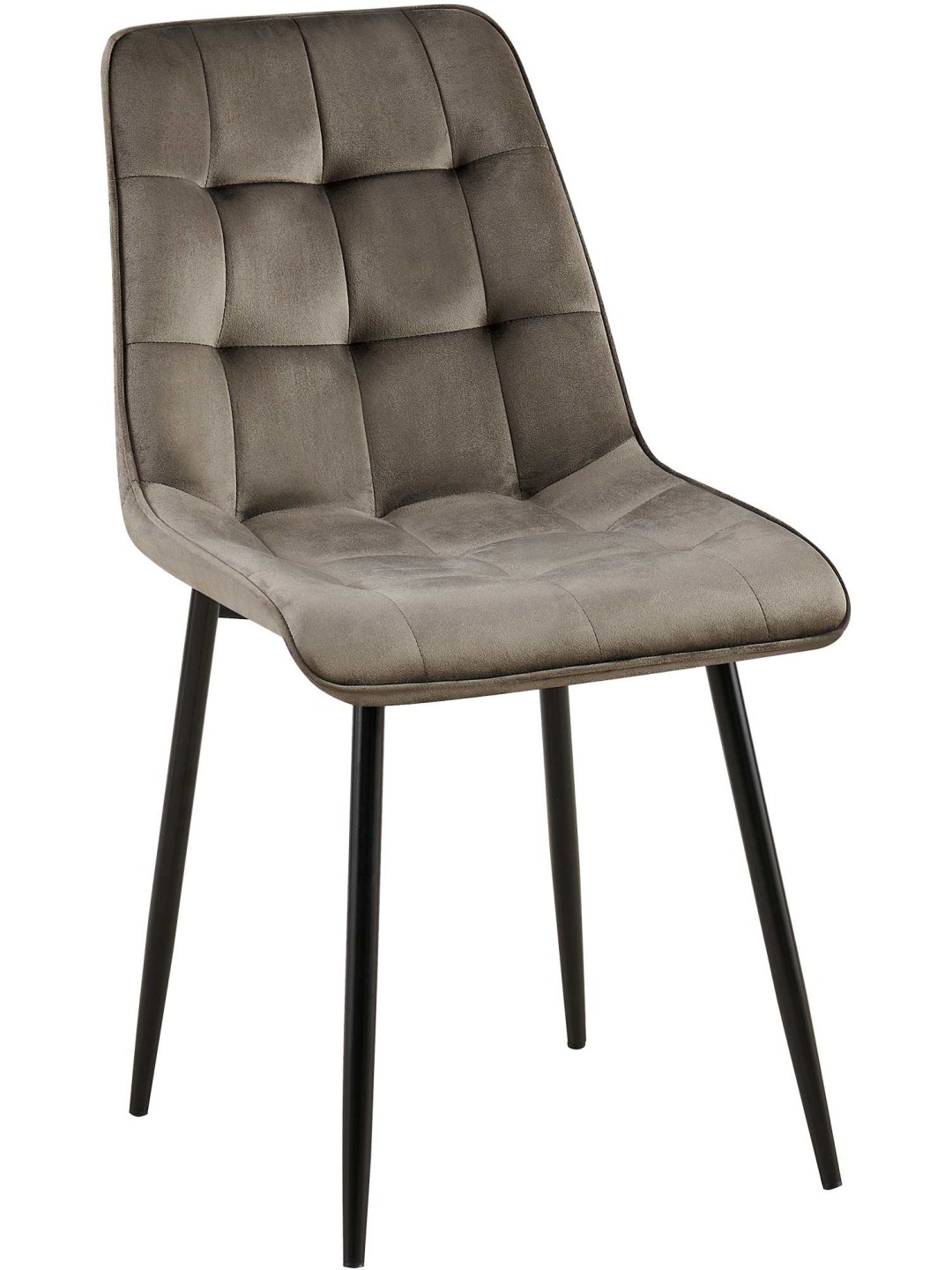 Gifford bársony étkezőszék, antracit