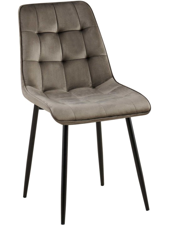 Gifford bársony étkezőszék, antracit