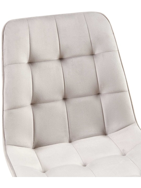 Gifford bársony étkezőszék, szürke