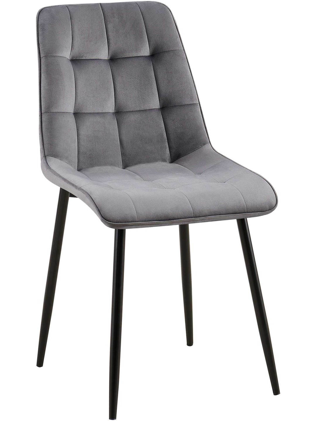 Gifford bársony étkezőszék, sötétszürke