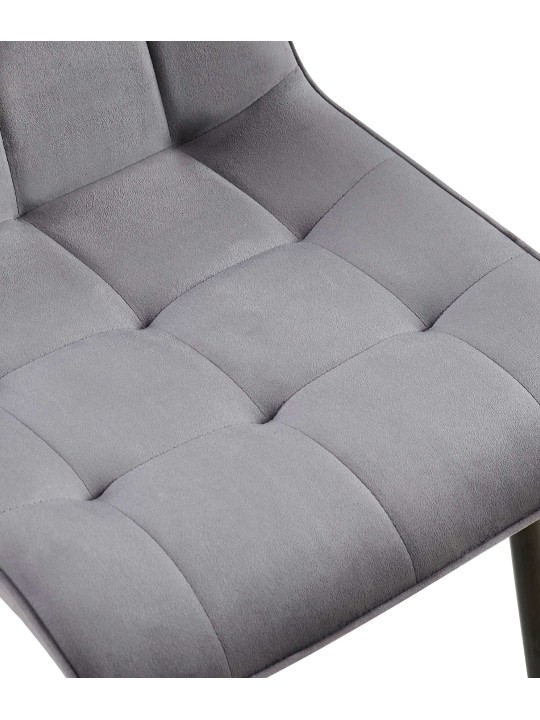 Gifford bársony étkezőszék, sötétszürke