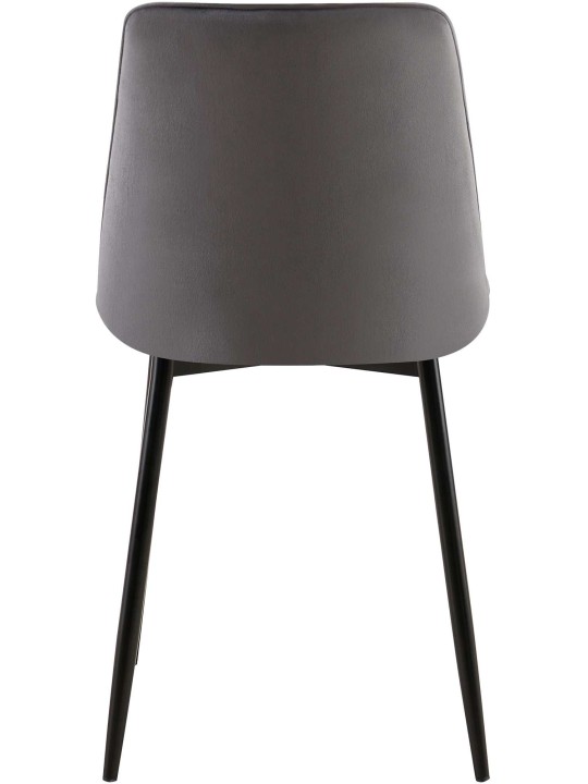 Gifford bársony étkezőszék, sötétszürke