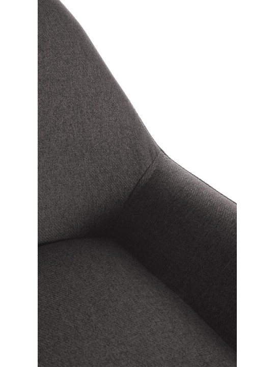 2 db bárszék készlet Braga arany szövetből, sötétszürke