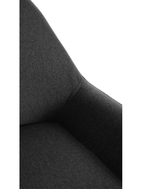 2 db bárszék készlet Braga arany szövetből, fekete