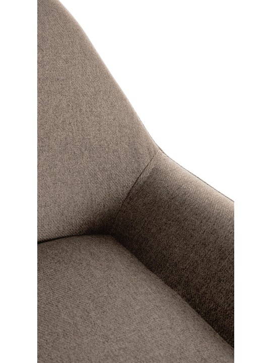 2 db bárszék készlet Braga arany szövetből, taupe