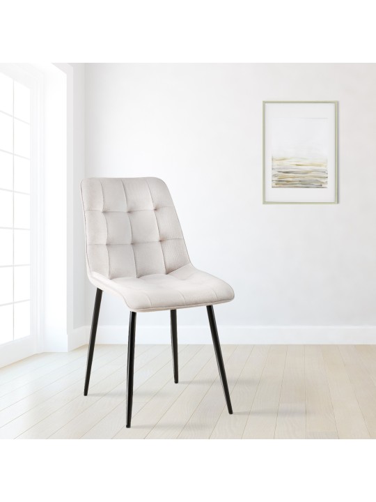 Gifford bársony étkezőszék, szürke