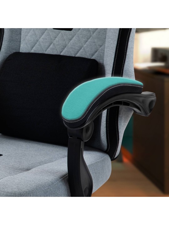 Irodai szék Miltona szövet, szürke/fekete