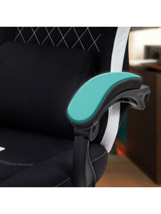 Irodai szék Miltona szövet, fekete/fehér