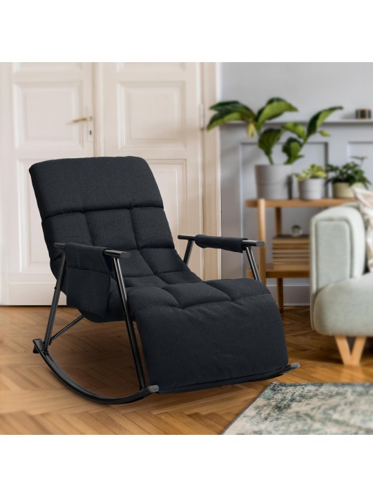 Hintaszék Cathy szövet, fekete