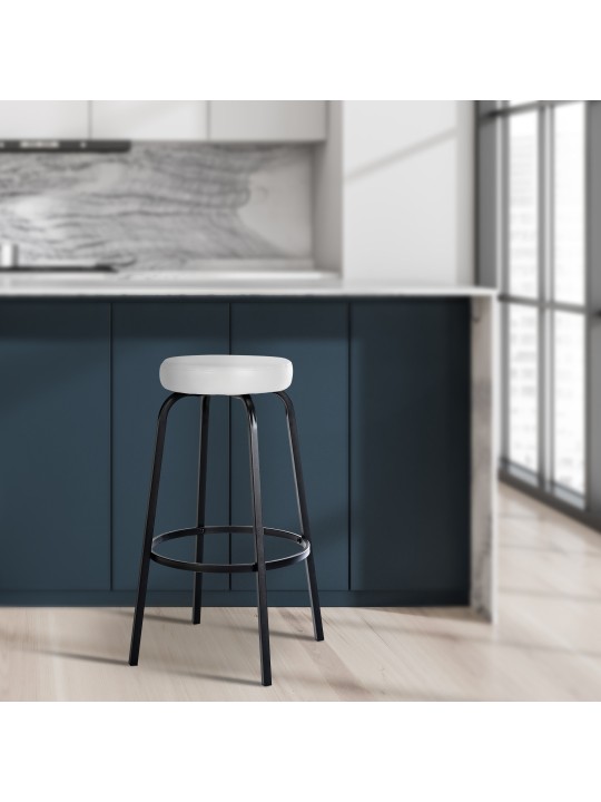 Bárszék Kamari műbőr, fehér