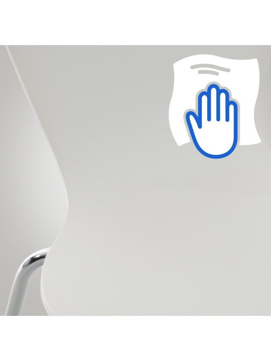 4 db Calisto látogatói szék készlet, fehér