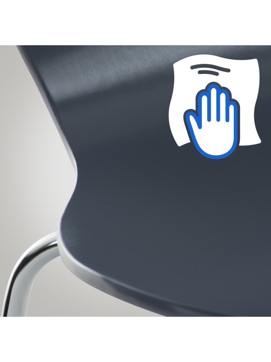 4 db Calisto látogatói szék készlet, szürke