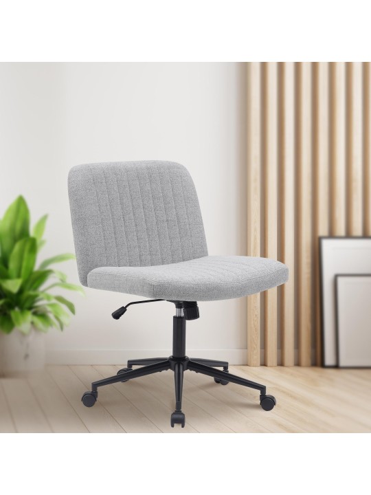 Kingman szövet irodai szék, világosszürke