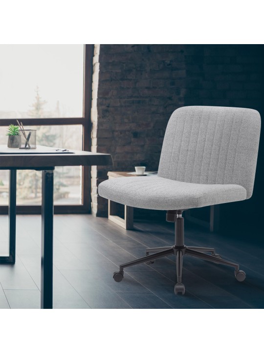 Kingman szövet irodai szék, világosszürke
