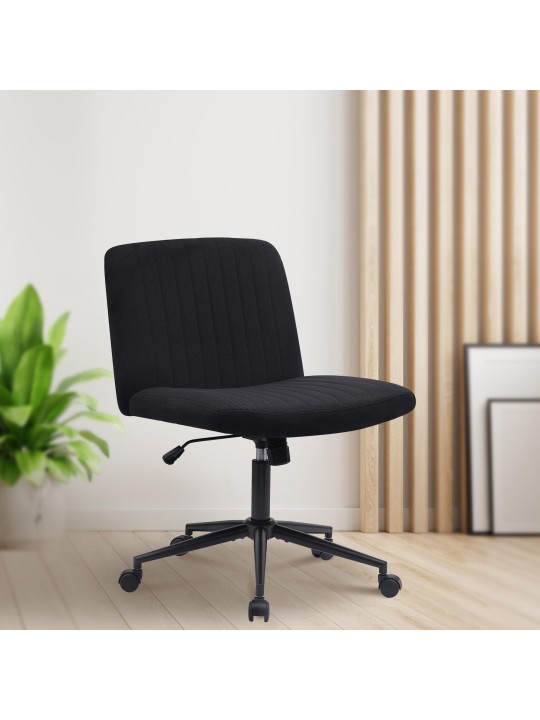 Kingman szövet irodai szék, fekete