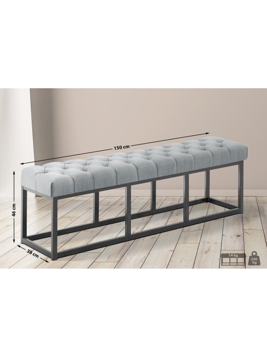 Pad Amun szövet B150, szürke