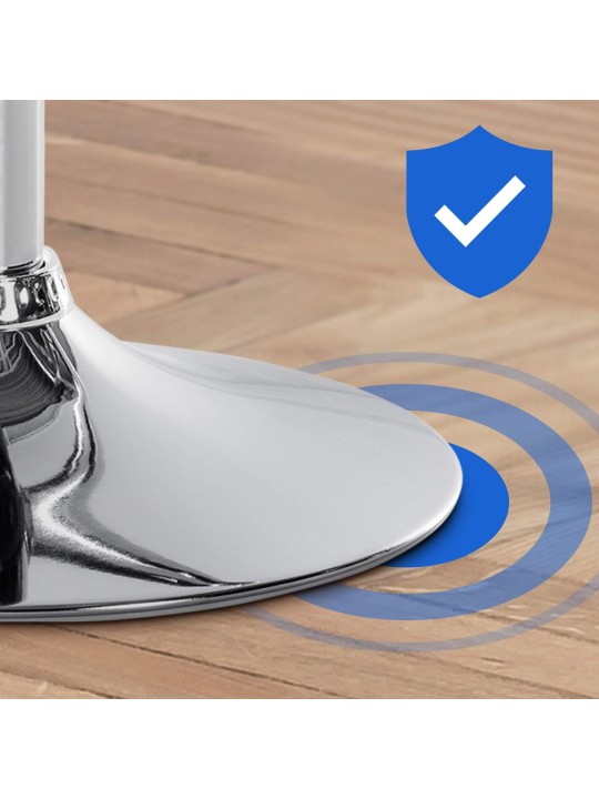 Bárszék Braga bársony króm, krém Bárszék Braga bársony króm, krém