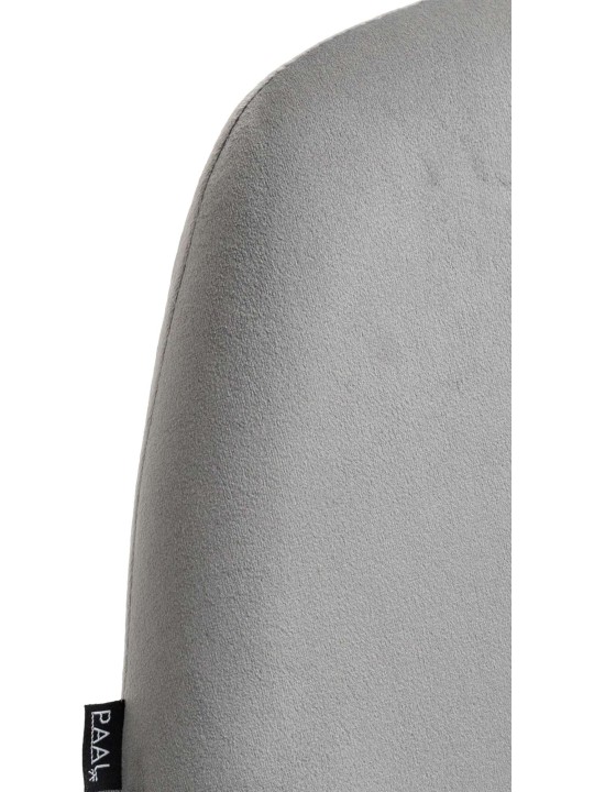 Bárszék Braga bársony, szürke