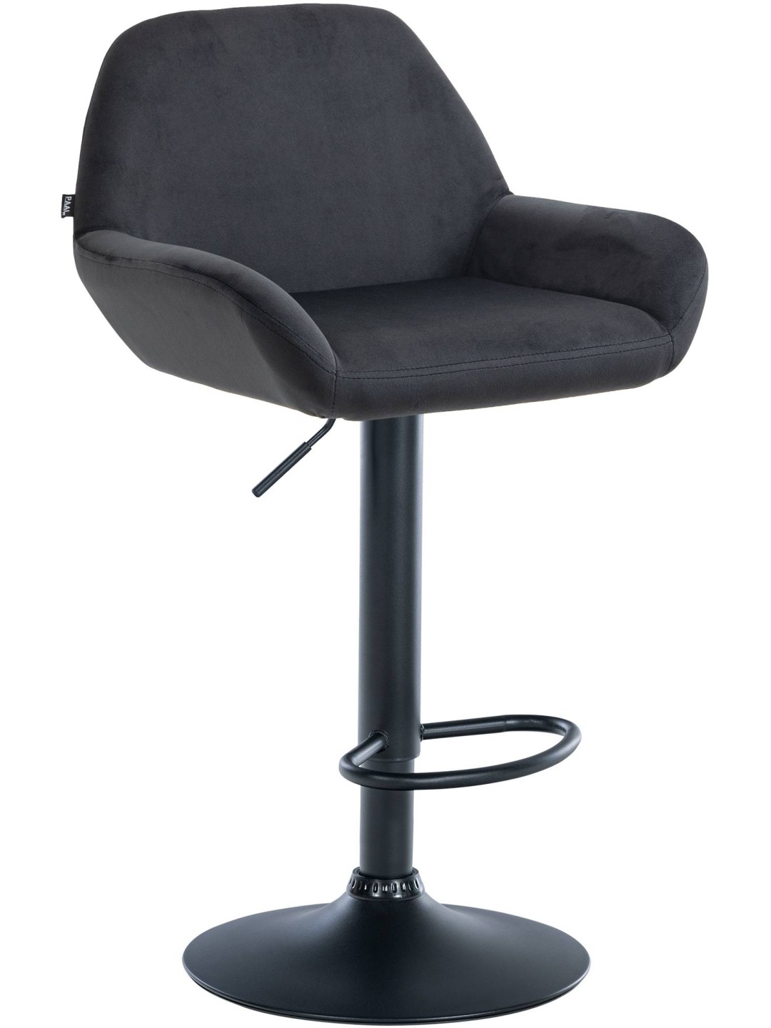 Bárszék Braga bársony, fekete