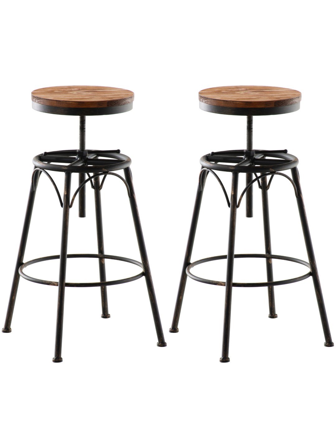 2 db-os bárszék készlet Beam, bronz