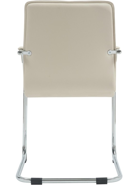 Tira műbőr látogatószék, krém