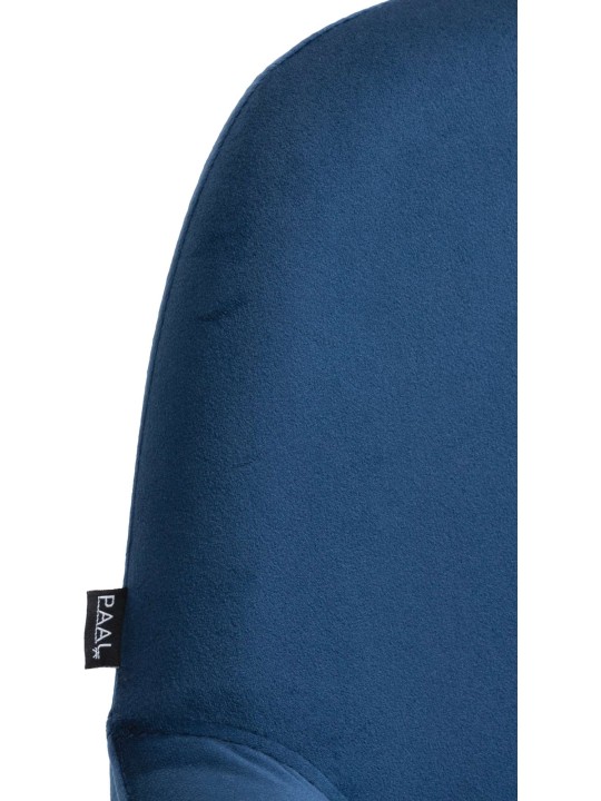 2 db bárszék készlet Braga bársony, kék