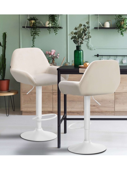 2 db bárszék készlet Braga bársony, krém 2 db bárszék készlet Braga bársony, krém