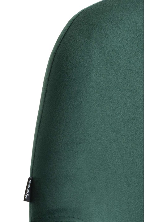 2 db bárszék készlet Braga bársony, sötétzöld