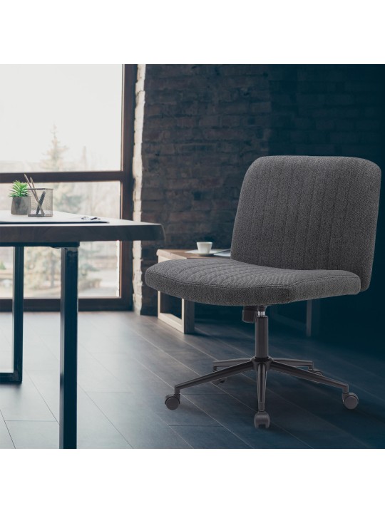 Kingman szövet irodai szék, sötétszürke