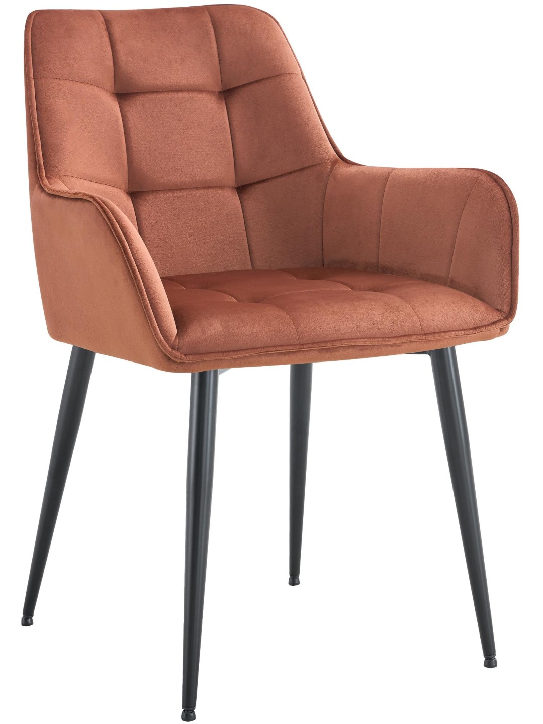 Ferndale bársony étkezőszék, barna