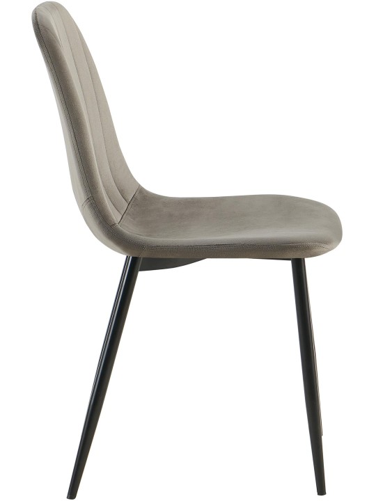 Baxter bársony étkezőszék, antracit