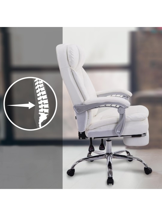 Troy XL irodai szék, fehér