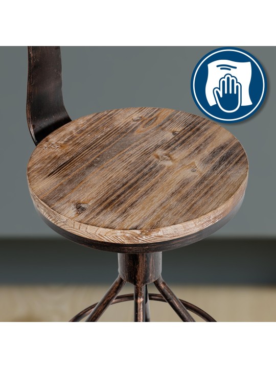 Bárszék Hanam, bronz