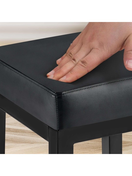 Bárszék Taylor B85 műbőr, fekete