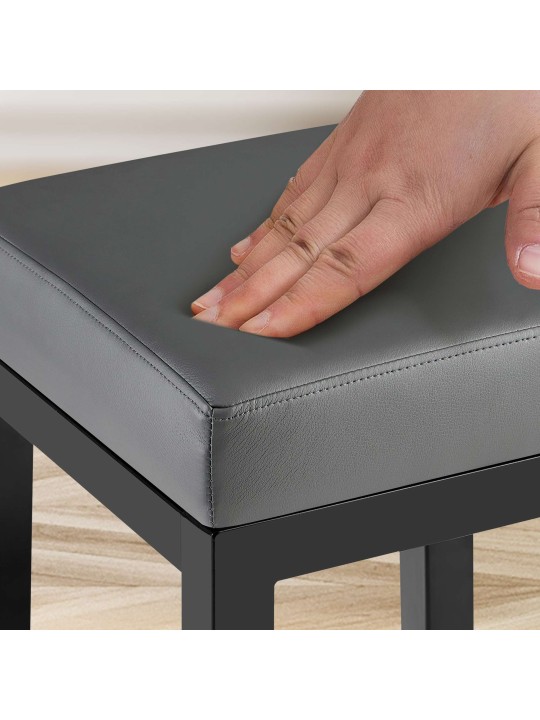 Bárszék Taylor B85 műbőr, szürke