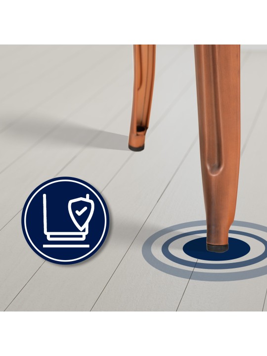 Joshua 2 db bárszék készlet, réz Joshua 2 db bárszék készlet, réz