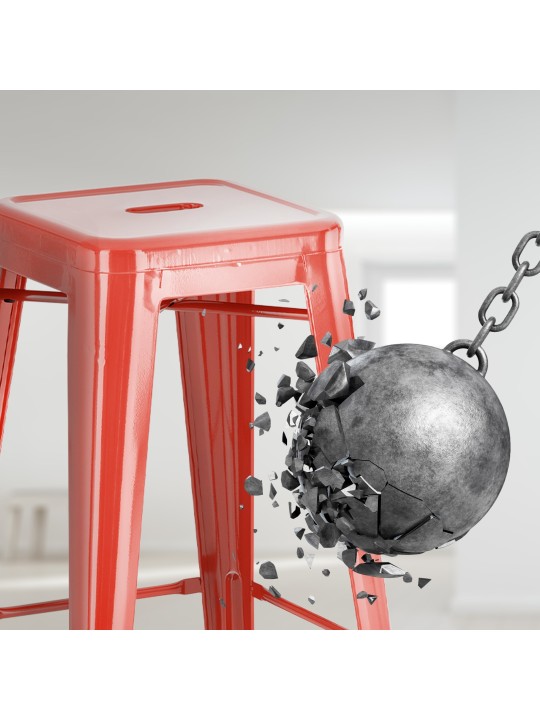 Joshua 2 db bárszék készlet, piros Joshua 2 db bárszék készlet, piros