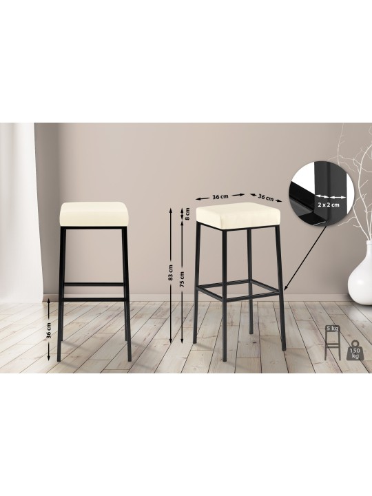 Bárszék Montreal B85, krém