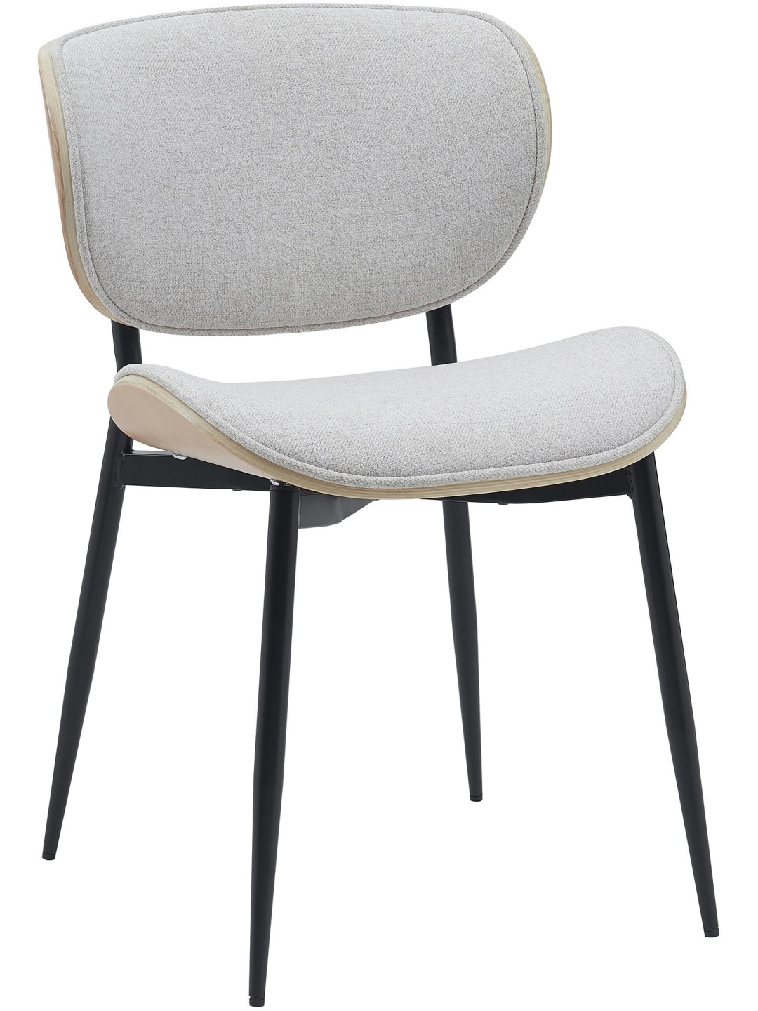 Látogatószék Enid szövet, natúr/krém