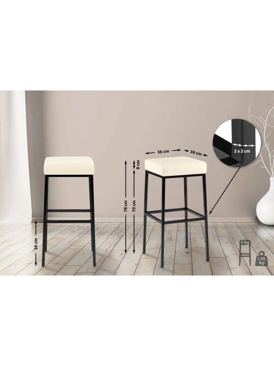 Bárszék Montreal B80, krém