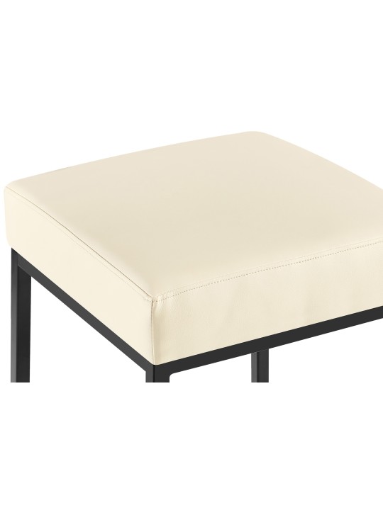 2 db bárszék készlet Montreal 85 műbőr, krém