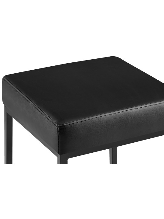 2 db bárszék készlet Montreal 80 műbőr, fekete