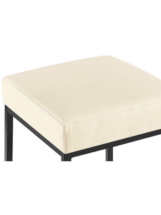 2 db bárszék készlet Montreal 80 műbőr, krém